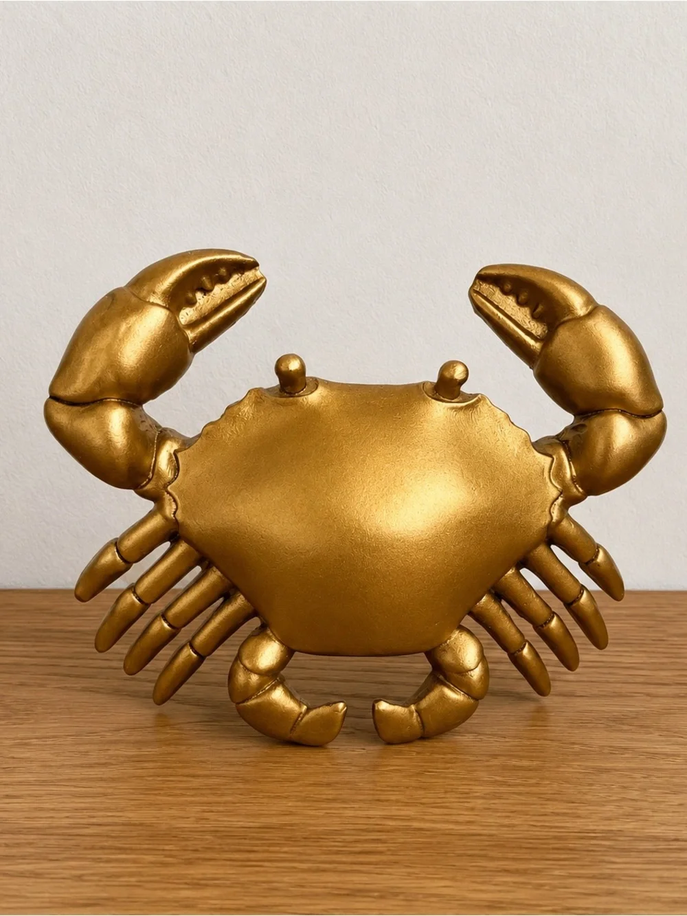 Target Bullseye Playground Summer Ocean Themed Gold Resin Crab Decoration